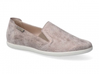 Chaussure mephisto Ballerines modele korie cuir taupe foncÃ©